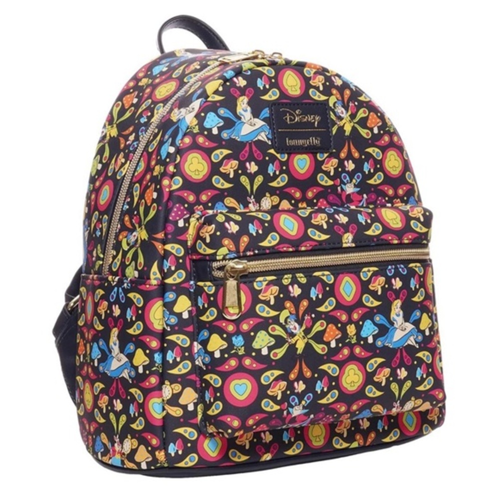 Loungefly Alice in Wonderland Retro Mini-Backpack EE Exclusive - Picture 5 of 7